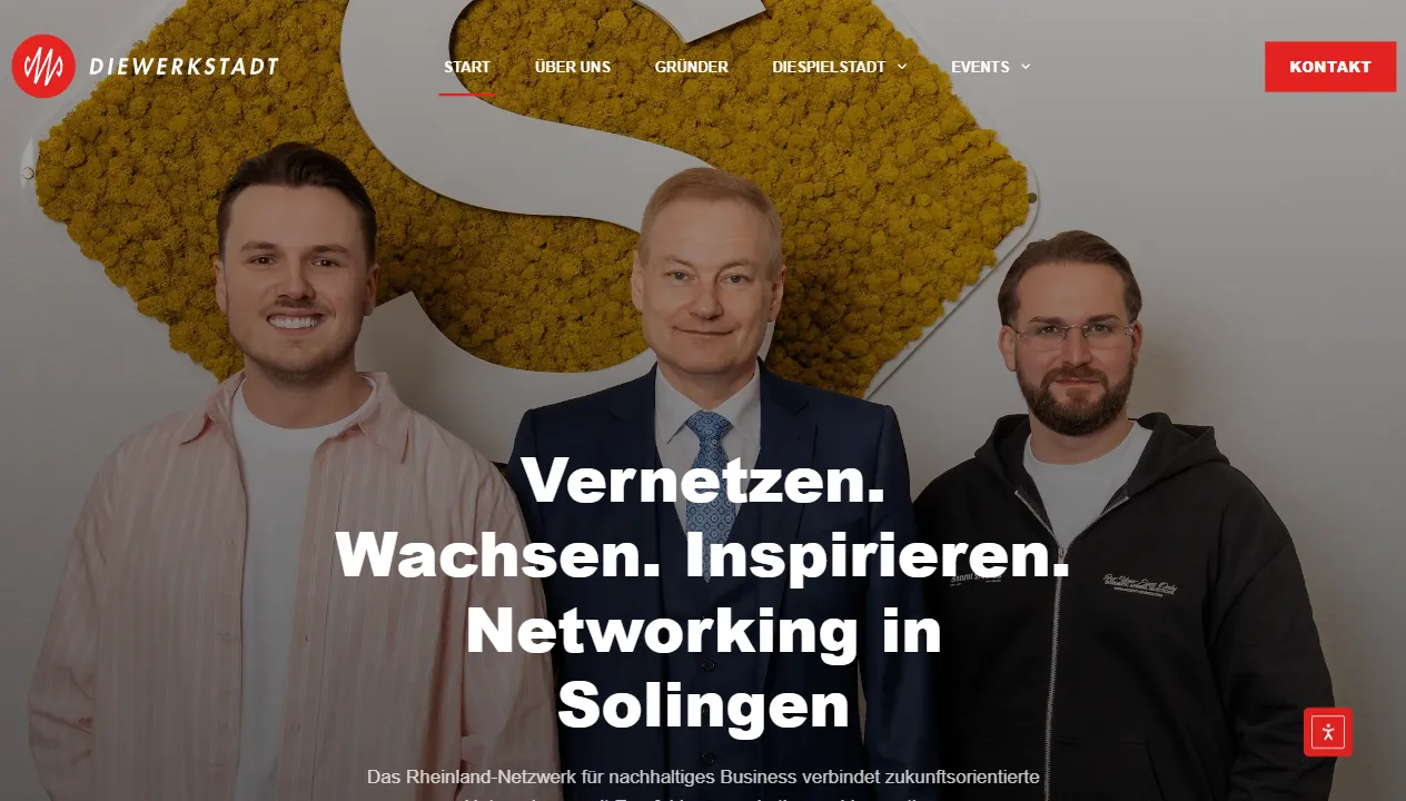 Screenshot der Website DieWerkstadt